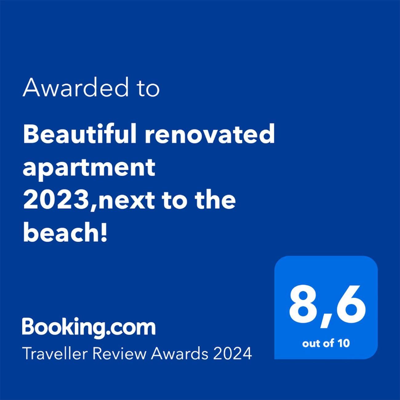 Beautiful Renovated Apartment ,Next To The Beach ! Air-C, Free Parking! Nice Exterior foto